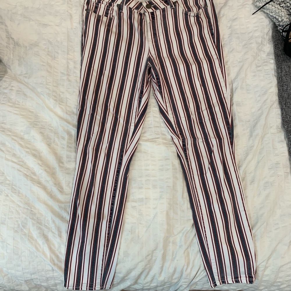 Paige Denim Striped Jeans